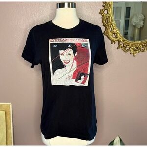 Duran Duran Rio Album Cover Graphic Tee Black Cotton 80s New Wave Music 2012